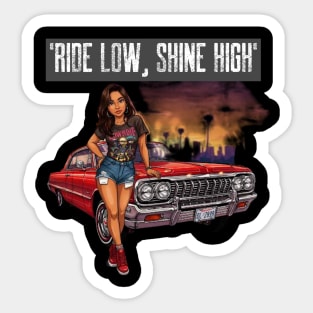 Lowrider Lovin’ Latina Sticker